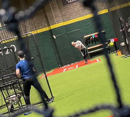 Strike Zone Indoor Cage League Action shot