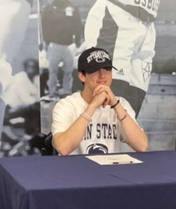 Patrick Mitchell signing for Penn State College Baseball