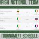 Irish National Team - Euro Schedule