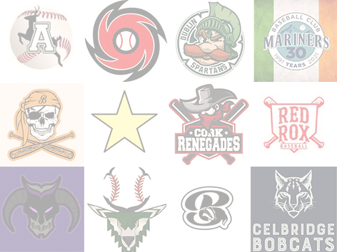 Baseball Ireland Logo Montage Opaque