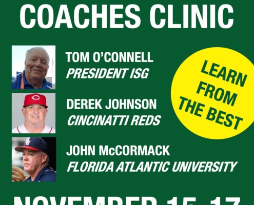 Baseball Ireland - ISG Coaches Clinic November 15-17, 2024