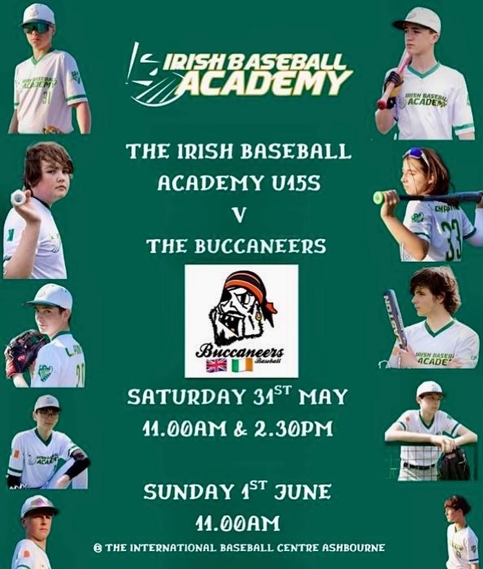 Irish Baseball Academy U15s v Buccaneers 31 May 2025