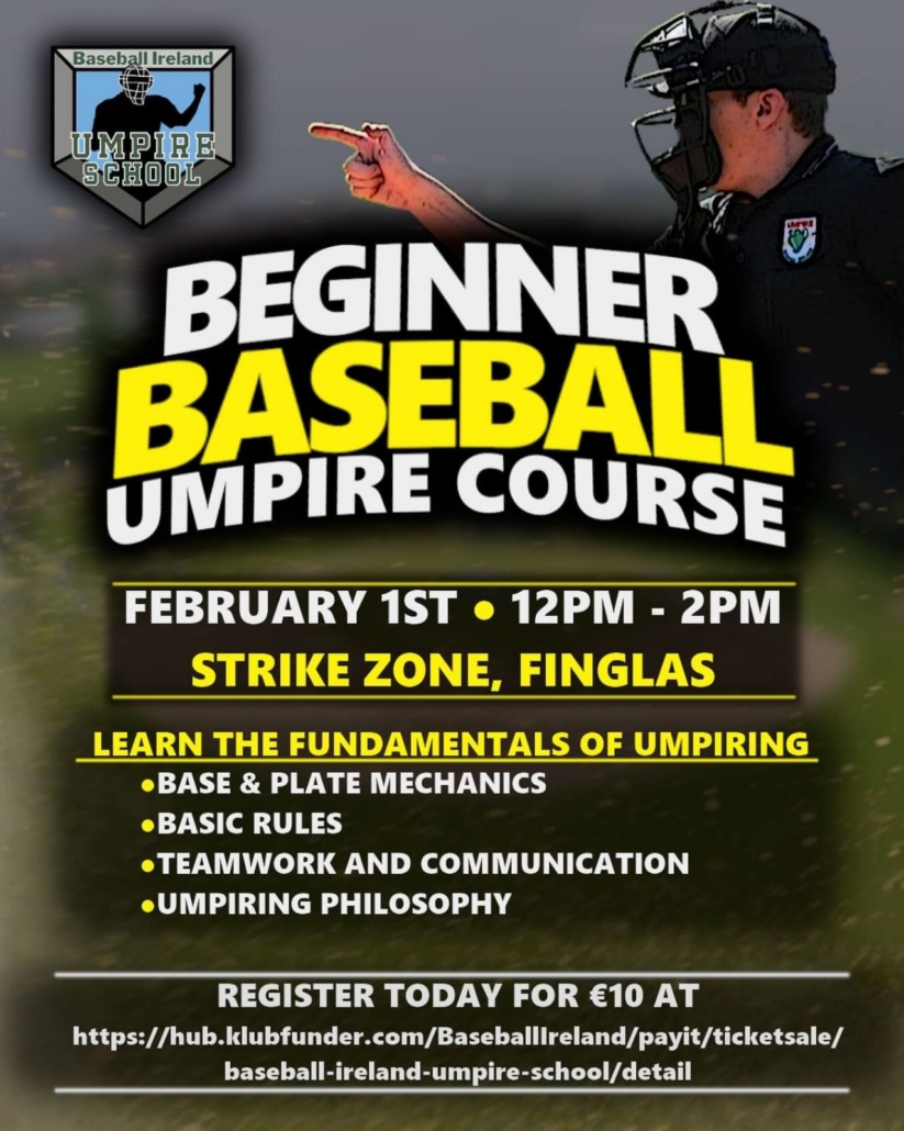 Beginners Baseball Umpire Course 2026